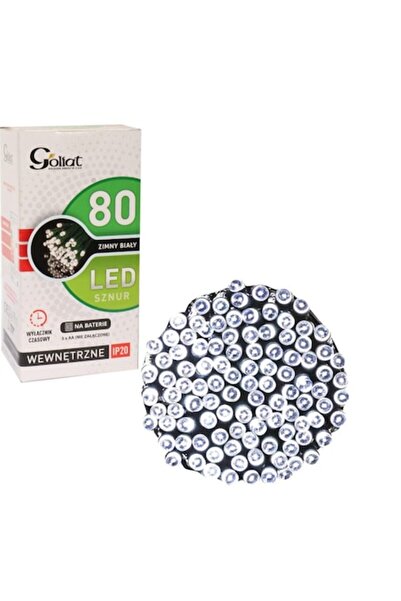 Goliat 80 LED lights, Goliat, with timer, cool white, for indoor decoration