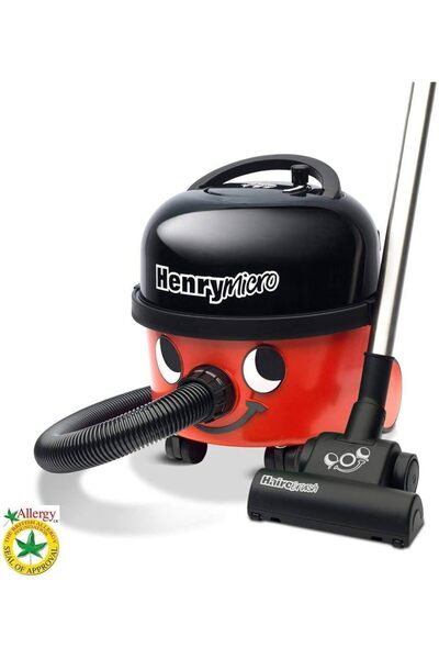 HENRY Micro Vacuum Cleaner with Hairo Brush, HVR.200M-11, Red, 9 liters