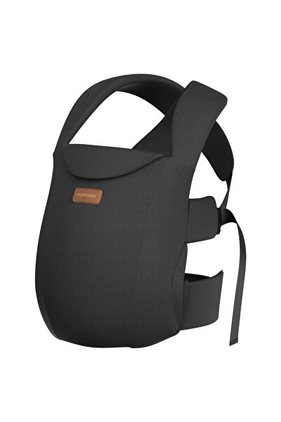 Momcozy WeeSnug Бебешка носилка за новородени, памучна, черна