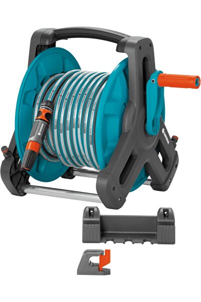 Gardena Classic 50 Duvara Monte Hortum Makarası 08009-20 Otomatik Yaylı Bahçe...