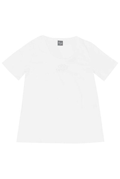 Target Tricou de damă cu mânecă scurtă din jerseu simplu, cu șlițuri " D...