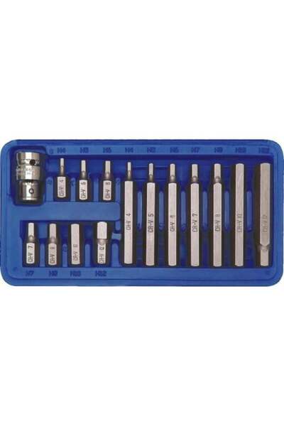Vorel 15 pcs Screwdriver Bit Set 66720