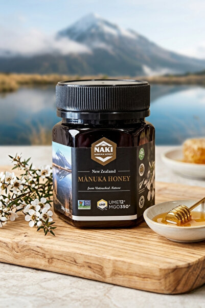 NAKİ Orijinal Yeni Zelanda Balı UMF12+ MGO370 250 gr
