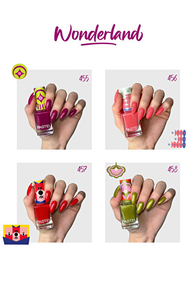 Pastel Wonderland Summer Collection'26 4'lü Oje Set
