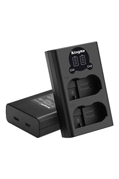 KingMa BM058 USB dual LCD charger EN-EL15 replace Nikon D7000 D7100 D7200 D80...