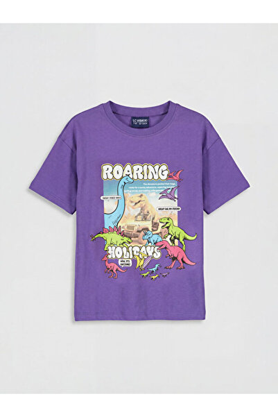 LC Waikiki Quality Parts from Çelebi Store Zero Roba Collar Printed Boy's T-S...