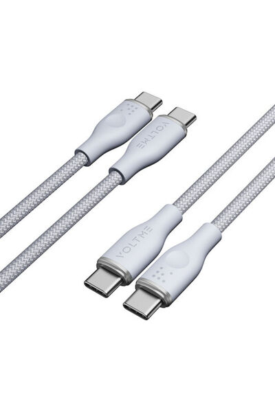 VOLTME Powerlink Rugg Series CTC 3A/60W 1,0m (γκρι) - Καλώδιο USB-C