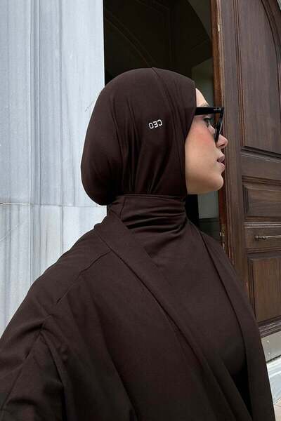 Ceylan Otantik Bitter Brown Viscose Bonnet