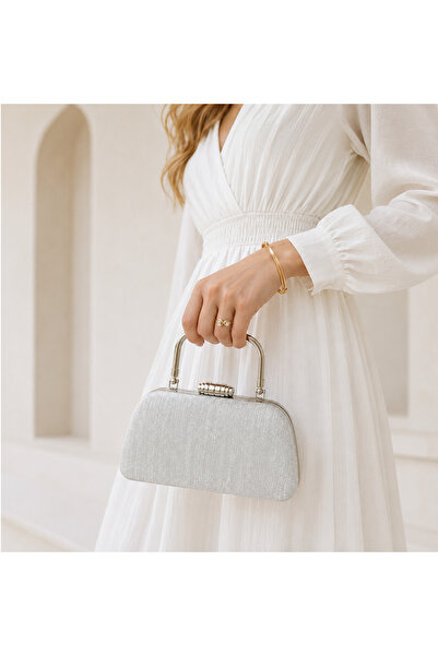 Millacom Women's Hand and Shoulder Evening Dress Bag Wedding Engagement Bag