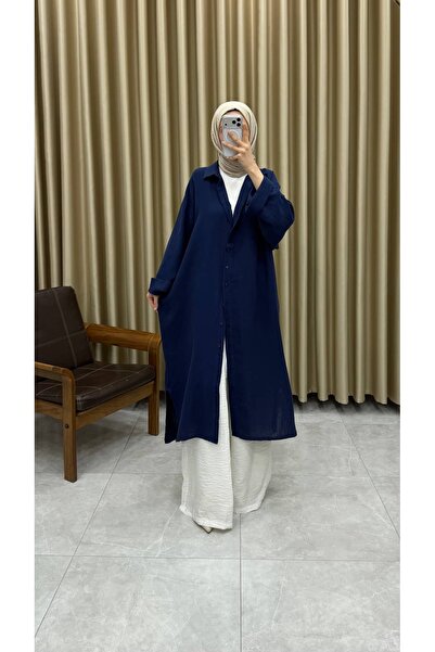 Minharir Tina Muslin Fabric Shirt Dress