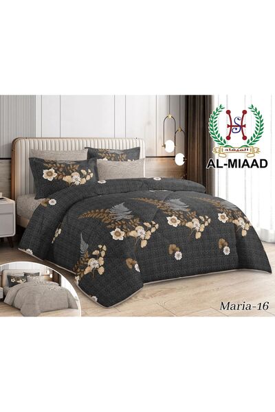 ALMIAAD Summer Cool Microfiber Double Bed Sheet Set 6Pcs Bedsheet Set 6 Piece...