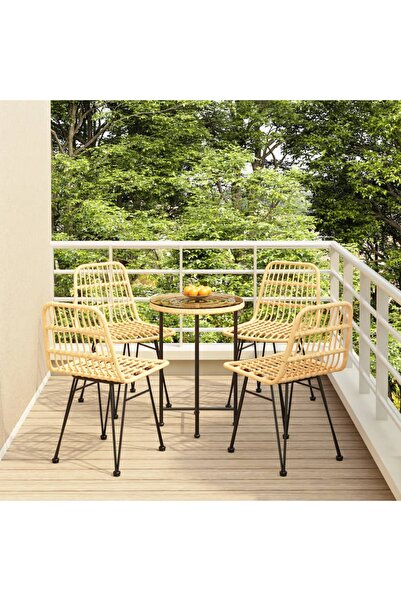 Concept Set mobilier de grădină, 5 piese, poliratan