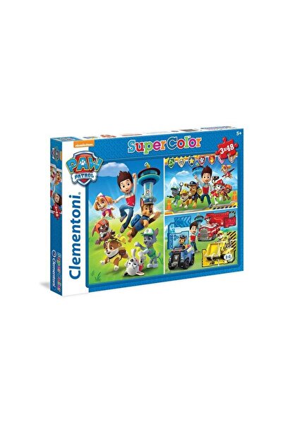 PAW PATROL Puzzle V4 , 3x48 piese , 32x22cm