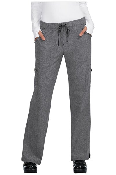 KOI Basics Holly Women's Medical Scrub Pants, Heather Grey (Model 731)