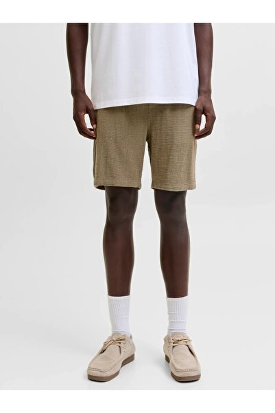 Jack & Jones Ανδρικά Σορτς, JPSTJAIDEN COBA, Χαλαρή εφαρμογή, Λαδί