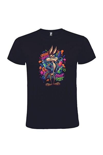 CRD PRINT Tricou unisex personalizat "Wile E. Coyote 2026", Negru