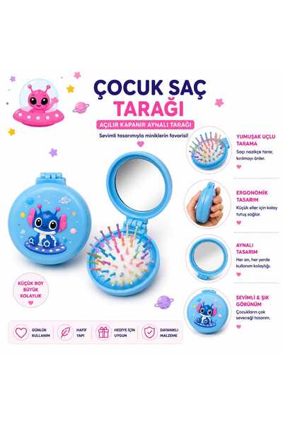 Aselaksesuarr 10 Farklı Seçenekli Sevimli Figürlü Katlanabilir Aynalı Cep Boy...