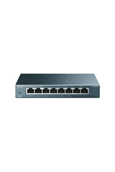 TP-LINK b-27 8 Port 10-100-1000 Mbps Switch Çelik Kasa % 72 Enerji Tasarruflu...