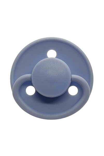Mininor - Round Pacifier Latex - 0M+ - 2pcs - Nordic Sky Blue