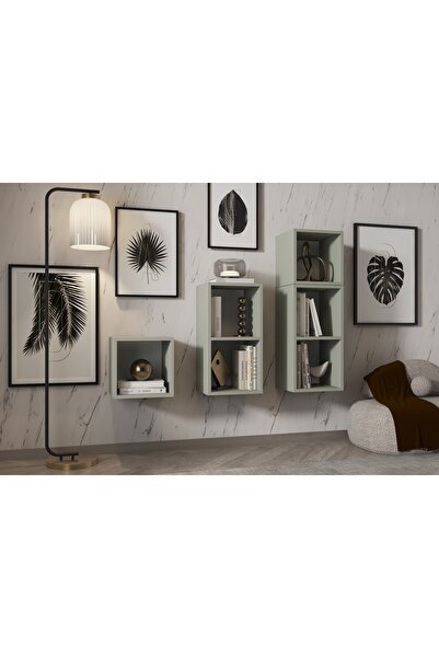 nettrends.net the new trend of shopping Geometrik Kare Tasarım Duvar Rafı - M...