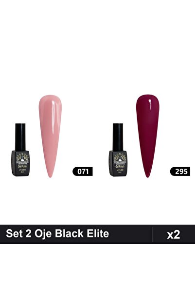 Makeup Set 2 Oje Semipermanente Black Elite Global Fashion 8ml, Nuante 071 29...