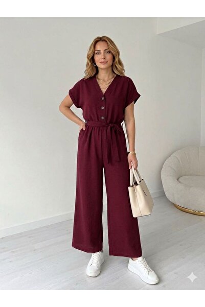 tülaybutik kadın yazlık bol salaş tulum