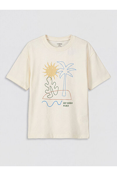 LC Waikiki Printed Boys' T-Shirt and Shorts