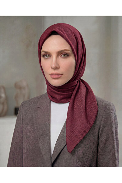 Wega Moda Soft Linen Scarf Women's Hijab Scarf Plain Lightweight Breathable S...