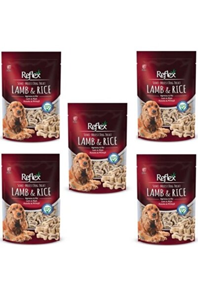 Reflex Semi Moist Kuzu Etli Köpek Ödül Maması 150 gr x 5 Sağlıklı ve Lezzetli...