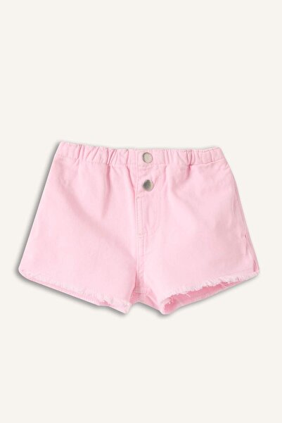 DeFacto Gabardin Şort Kız Bebek H8940A526HS