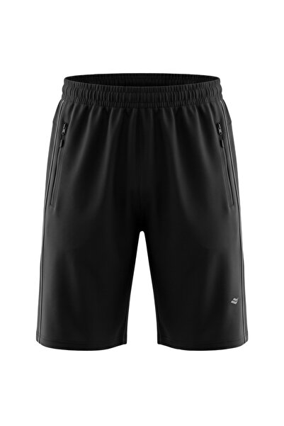 Cross Time Men's Black 4042 Men's Sporlicra Shorts Swimsuit 4042-02
