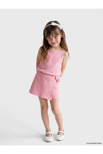 LC Waikiki Vizyon New Season Girls' Shorts Set