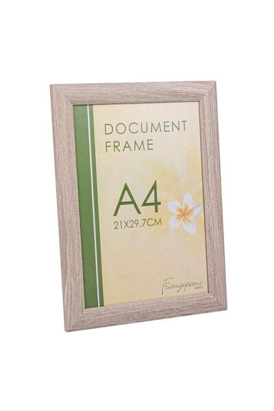 Zumzeria Decorative Photo Frame A4 Model Grey Wood Effect 21x29.7cm