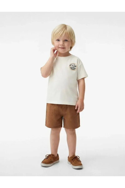 Koton Geknöpfte Shorts aus Viskose- und Leinenmischung mit Taschendetail