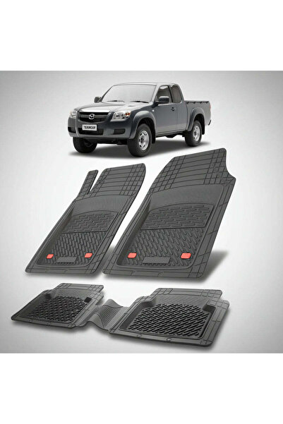 TEAMCAR Μάζντα BT-50 J97 Αγροτικό 2006-2008 Πατάκια δαπέδου |   Μαύρη Έκδοση ...
