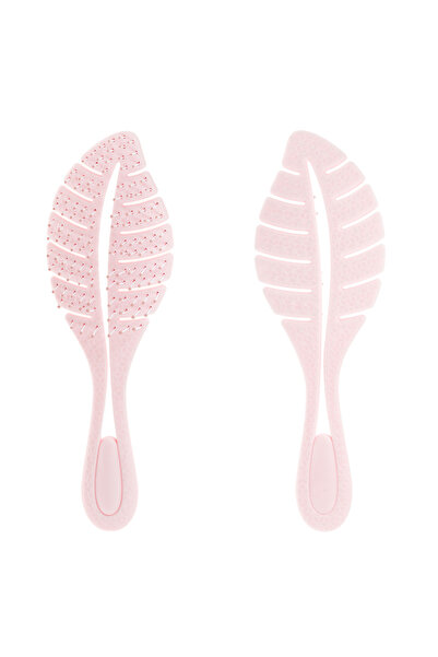 OEM Perie de păr din plastic cu design de pene ondulate 23cm