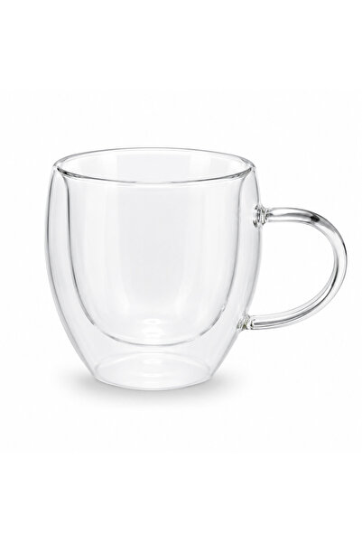 OEM Transparent double glass espresso mug for coffee and tea