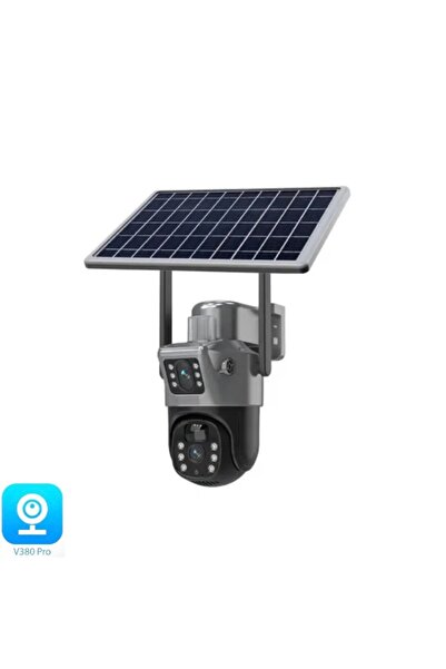 V380 Pro CAMERA DE SUPRAVEGHERE ASmarket DUBLA 8MP CU PANOU SOLAR CARTELA SIM 4G