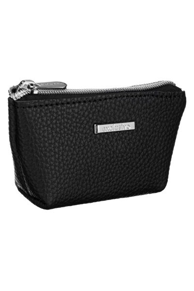 Zumzeria Black Small Change Wallet for Women 12x3.5x7cm