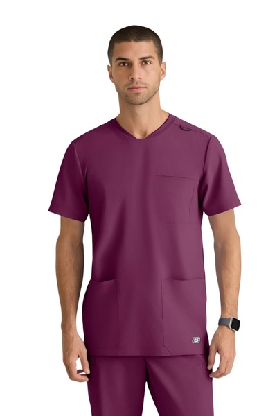 Barco Skechers by Thesis Halat de laborator medical pentru bărbați, Roșu vin ...