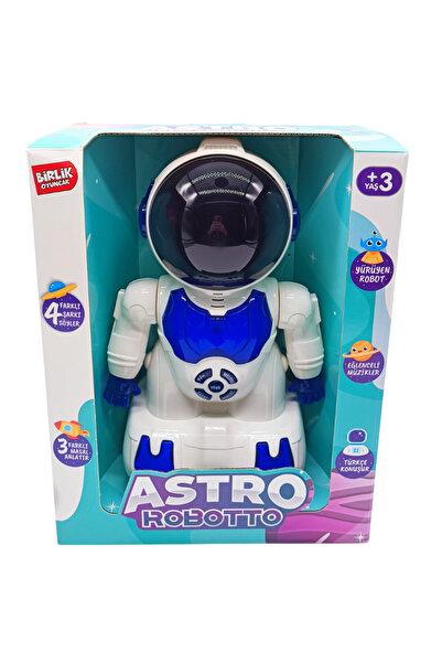 NEW T Astro Robotto Sesli Işıklı Oyuncak Robot URT010-005