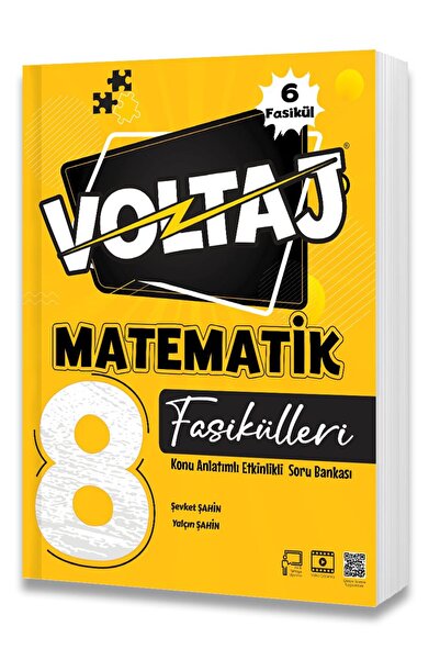 Berkay Yayıncılık 8.SNF VOLTAJ MATEMATİK FASİKÜLLERİ 6 FASİKÜL