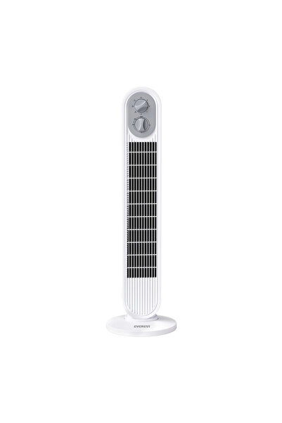 Everest Fan14, Beyaz, 3 Kademeli Hız, Kule Tipi, 50w, Zamanlama Ayarlı, Sağ V...