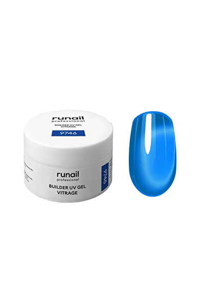 RUNAİL PROFESSİONAL Vitrage Builder Gel Vitraj Yarı Saydam Protez Tırnak Jeli...