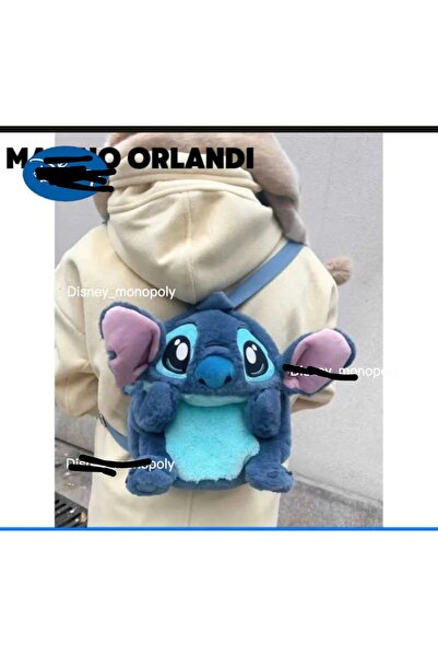 oyuncakçı savaş & europe shop Stitch sevimli Peluş Sırt Çantası Karikatür Sev...