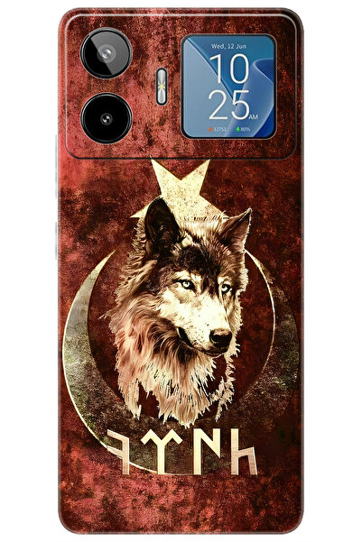 General Mobile GM 26 PRO 5G (G903) Uyumlu Kılıf Desen Baskılı Silikon Kurt ve...