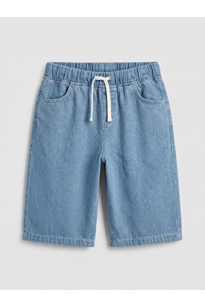 LC Waikiki Pantaloni scurți din denim pentru băieți cu talie elastică