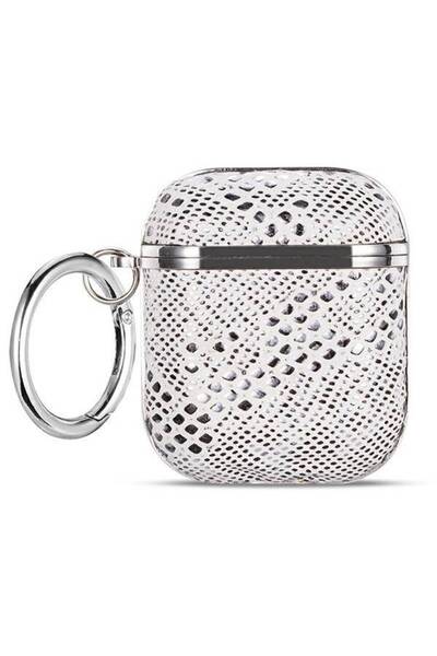 Beline Husă elegantă pentru AirPods 1/2 argintie