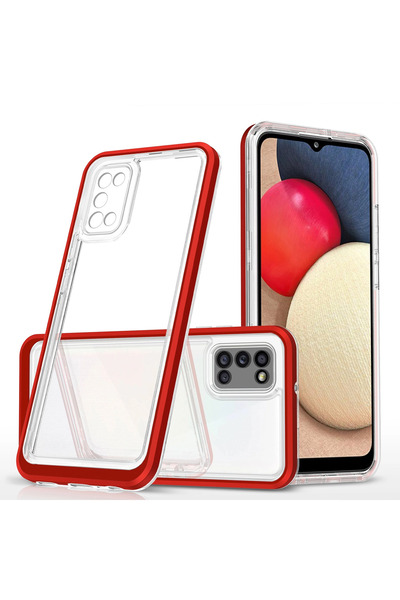 Hurtel Husă transparentă 3 în 1 pentru Samsung Galaxy A03s (166), carcasă gel...