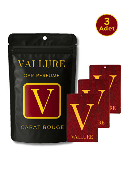 Vallure 3'Lü Carat Rogue Parfümlü Kart Araba Kokusu